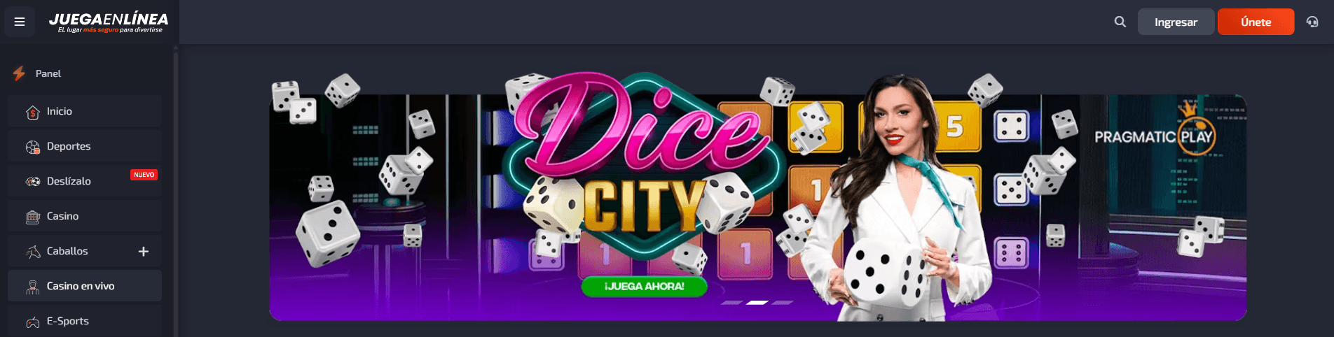 JUEGAENLINEA ofertas casino